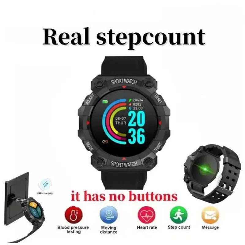 Relógio Inteligente Masculino E Feminino Bluetooth Smartwatch IP68 Touchscreen Fitness Pulseira Esportiva Fitness Banda Inteligente para IOS Android