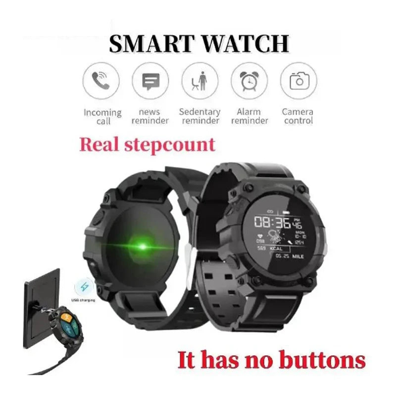 Relógio Inteligente Masculino E Feminino Bluetooth Smartwatch IP68 Touchscreen Fitness Pulseira Esportiva Fitness Banda Inteligente para IOS Android