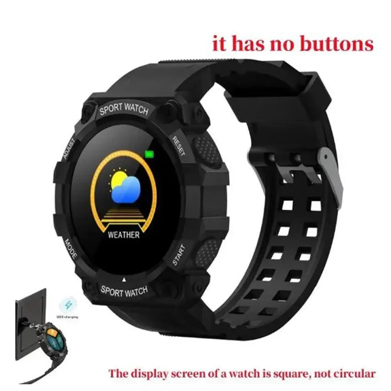 Relógio Inteligente Masculino E Feminino Bluetooth Smartwatch IP68 Touchscreen Fitness Pulseira Esportiva Fitness Banda Inteligente para IOS Android