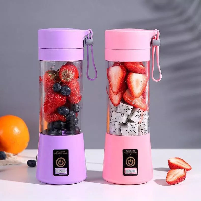 Mini Liquidificador Portátil Shake Com 6 Laminas Acompanha Cabo USB